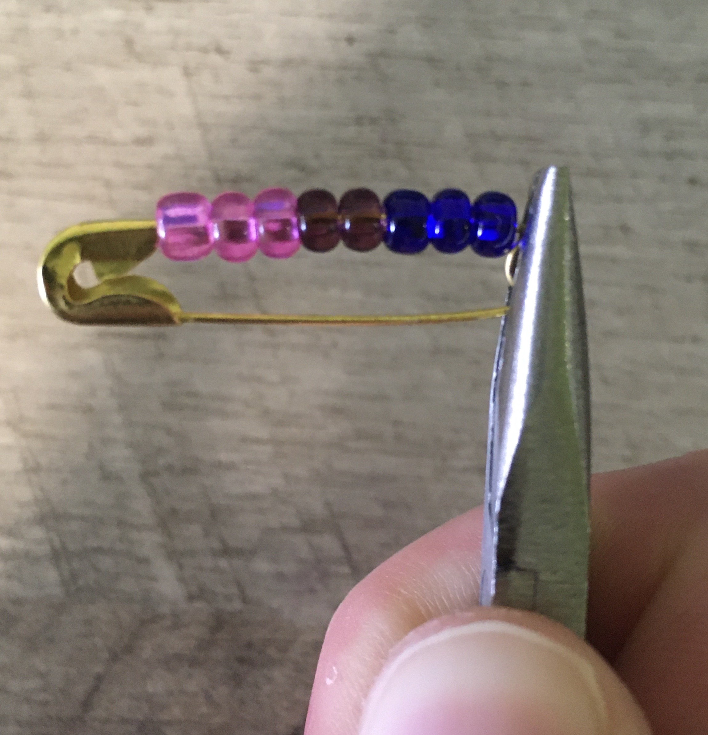 Flattening pin loops